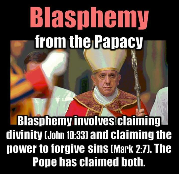 “Holy Father” is Blasphemous